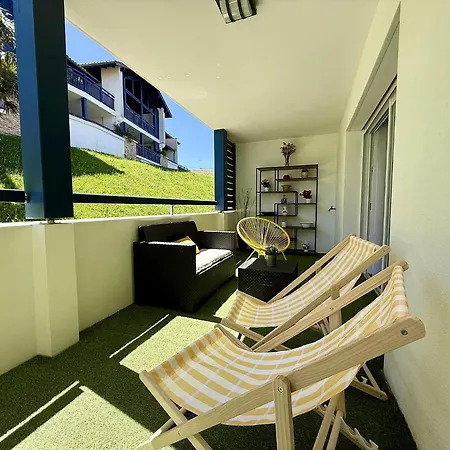 T2 Acotzeta Classe 3 Etoiles Jean De Luz Quartier Acotz Pres Des Plages Lejlighed *
